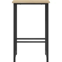 vidaXL Barkruk Sonoma Eiken 40 x 32 x 64 cm Bewerkt hout