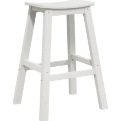vidaXL Barkruk 2 st Wit 52 x 43 x 73,5 cm HDPE