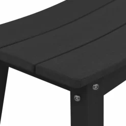 vidaXL Barkruk 2 st Zwart 52 x 43 x 73,5 cm HDPE