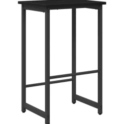 vidaXL Barkruk Zwart eiken 40 x 32 x 64 cm Bewerkt hout