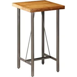 vidaXL Barset massief gerecycled teakhout 3-delig
