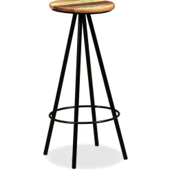 vidaXL Barset massief gerecycled hout 3-delig