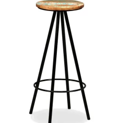 vidaXL Barset massief gerecycled hout 3-delig