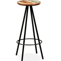 vidaXL Barset massief gerecycled hout 3-delig