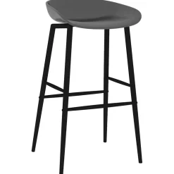 vidaXL Barstoelen 2 st grijs