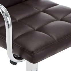 vidaXL Barstoelen 2 st kunstleer bruin