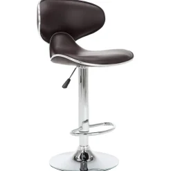 vidaXL Barstoelen 2 st kunstleer bruin