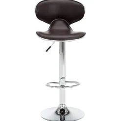 vidaXL Barstoelen 2 st kunstleer bruin
