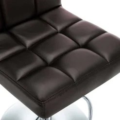 vidaXL Barstoelen 2 st kunstleer bruin