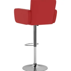 vidaXL Barstoelen 2 st kunstleer rood