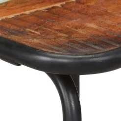 vidaXL Barstoelen 2 st massief gerecycled hout