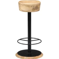 vidaXL Barstoelen 2 st massief mangohout