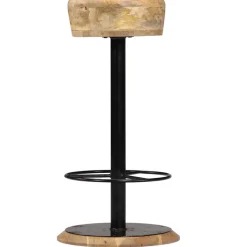 vidaXL Barstoelen 2 st massief mangohout