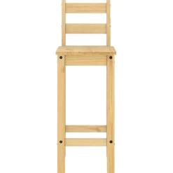 vidaXL Barstoelen 2 st massief grenenhout