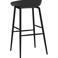vidaXL Barstoelen 2 st zwart