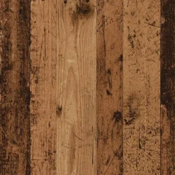 vidaXL Bartafel met opbergrek 100x48x101,5 cm oud houtkleurig