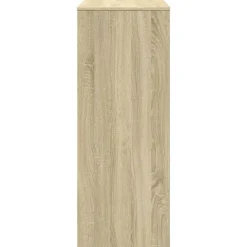 vidaXL Bartafel met rekken 90x40x103,5 cm hout sonoma eikenkleur