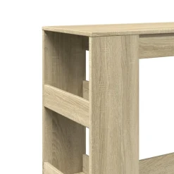 vidaXL Bartafel met rekken 90x40x103,5 cm hout sonoma eikenkleur