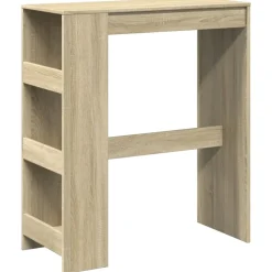 vidaXL Bartafel met rekken 90x40x103,5 cm hout sonoma eikenkleur