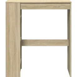 vidaXL Bartafel met rekken 90x40x103,5 cm hout sonoma eikenkleur