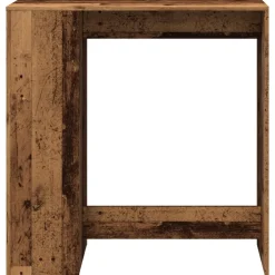 vidaXL Bartafel met rekken 101x40x103,5 cm bewerkt hout oud houtkleur