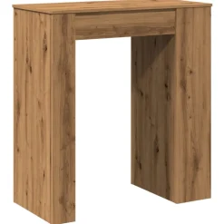 vidaXL Bartafel met rekken 95x47x103,5 cm hout artisanaal eikenkleur