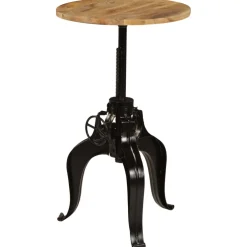 vidaXL Bartafel 60x(76-110) cm massief mangohout