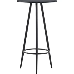 vidaXL Bartafel 60x107,5 cm MDF zwart