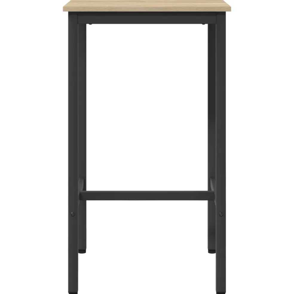 vidaXL Bartafel 52 x 52 x 90 cm Bewerkt hout Sonoma Eiken Rechthoekig