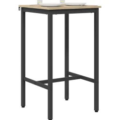 vidaXL Bartafel 52 x 52 x 90 cm Bewerkt hout Sonoma Eiken Rechthoekig