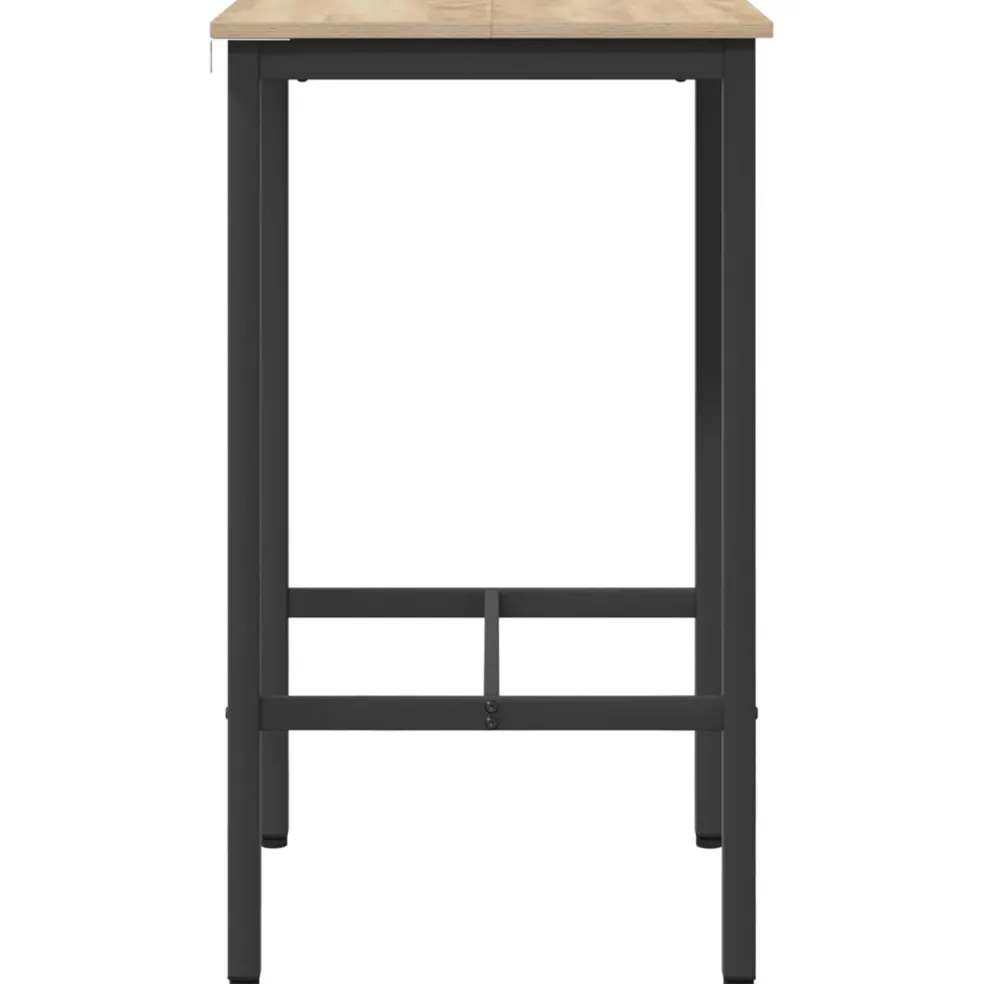 vidaXL Bartafel 52 x 52 x 90 cm Bewerkt hout Sonoma Eiken Rechthoekig