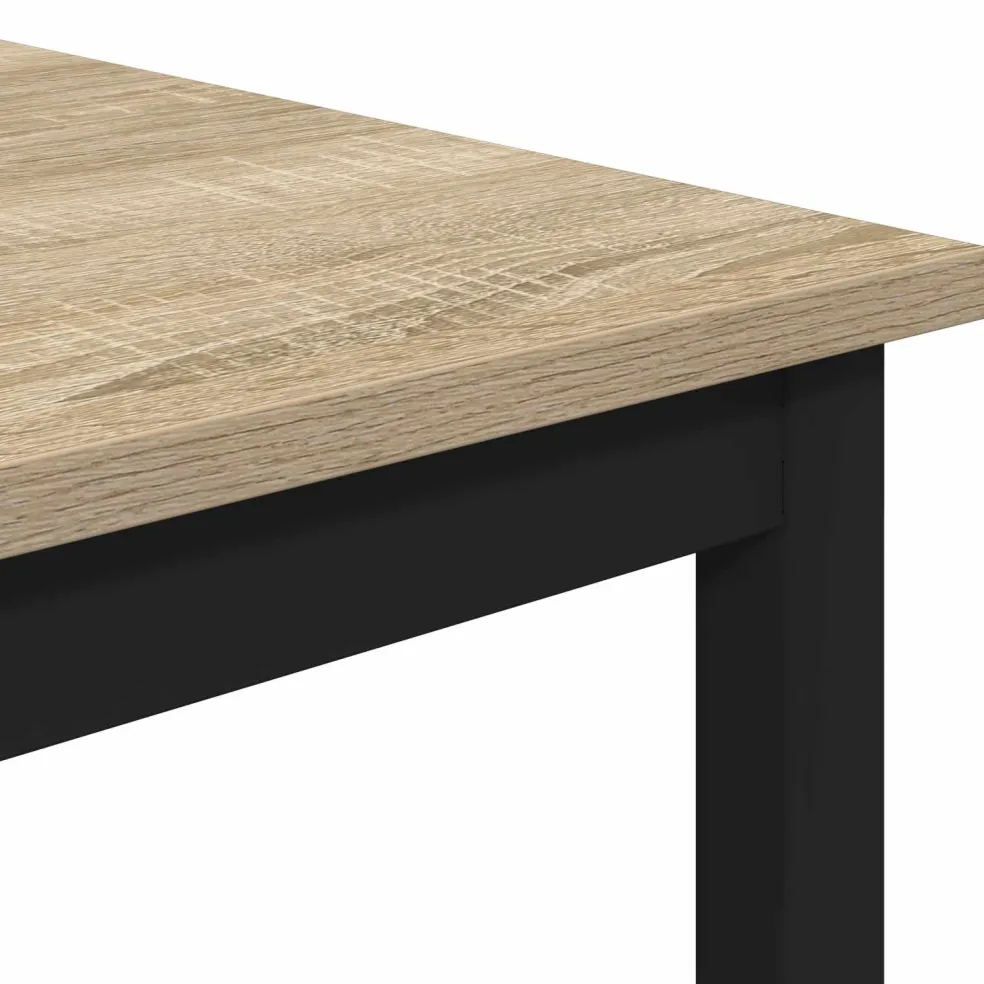 vidaXL Bartafel 52 x 52 x 90 cm Bewerkt hout Sonoma Eiken Rechthoekig
