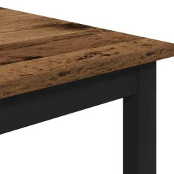 vidaXL Bartafel 52 x 52 x 90 cm Bewerkt hout Oud hout Rechthoekig