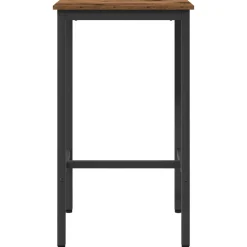 vidaXL Bartafel 52 x 52 x 90 cm Bewerkt hout Oud hout Rechthoekig