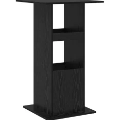 vidaXL Bartafel 51 x 50 x 103,5 cm Bewerkt hout Zwart Eiken