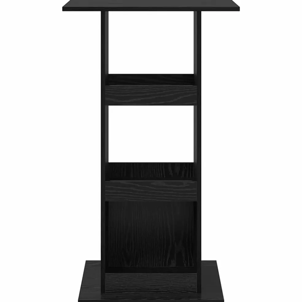vidaXL Bartafel 51 x 50 x 103,5 cm Bewerkt hout Zwart Eiken