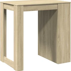 vidaXL Bartafel 102x70x103,5 cm bewerkt hout sonoma eikenkleurig