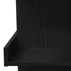 vidaXL Bartafel 100 x 48 x 101,5 cm Bewerkt hout Zwart Eiken