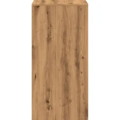 vidaXL Bartafel 51x50x103,5 cm bewerkt hout artisanaal eikenkleur
