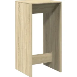 vidaXL Bartafel 51x50x103,5 cm bewerkt hout sonoma eikenkleurig