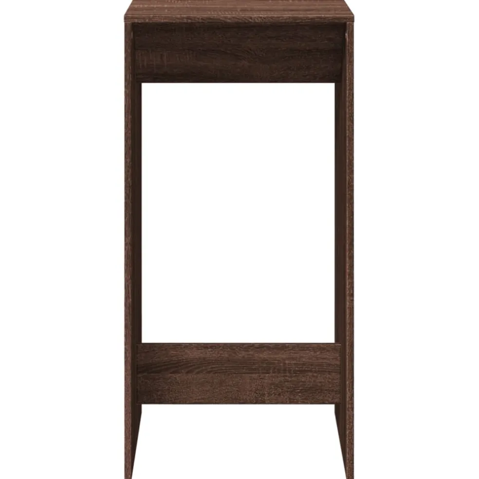 vidaXL Bartafel 51x50x103,5 cm bewerkt hout bruin eikenkleurig