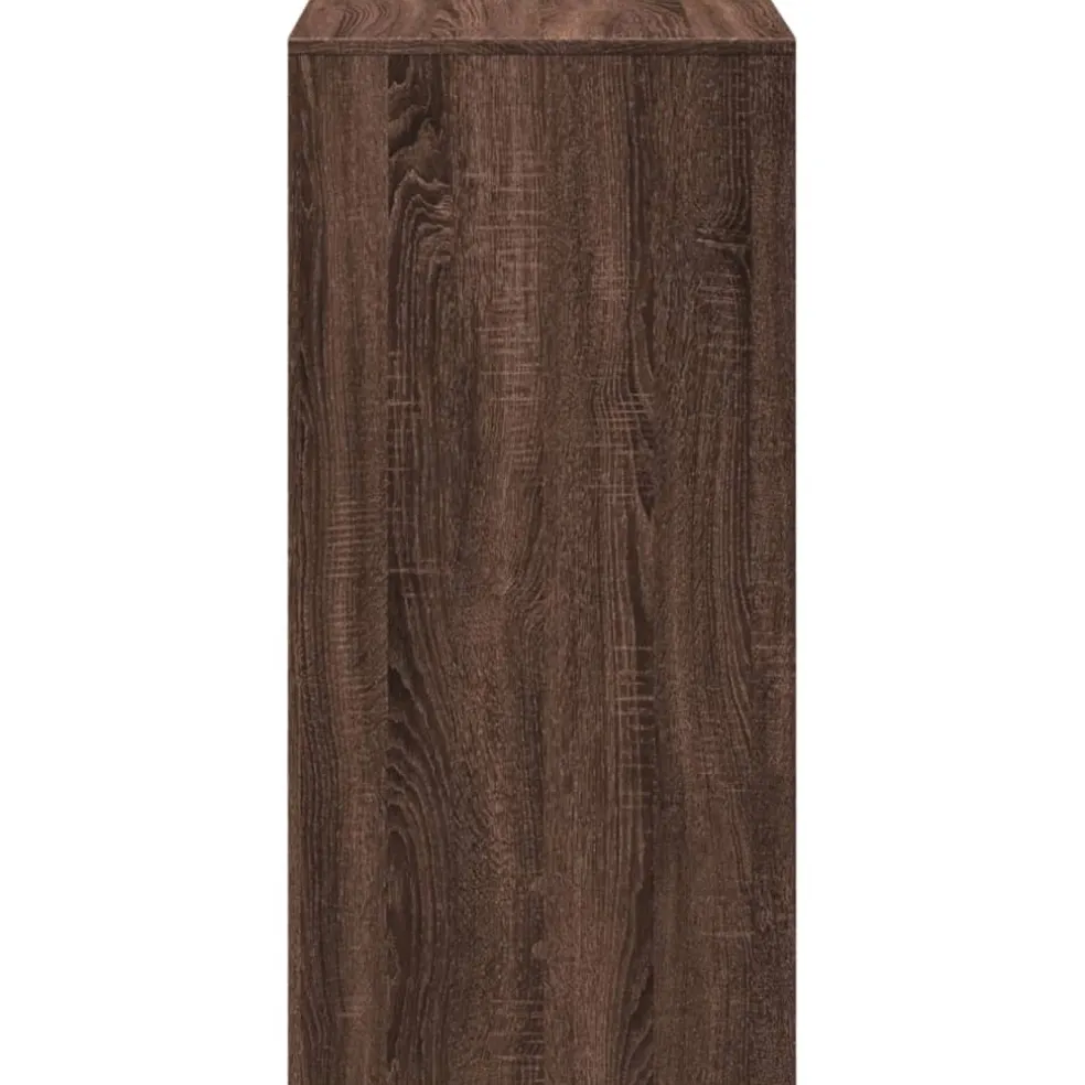 vidaXL Bartafel 51x50x103,5 cm bewerkt hout bruin eikenkleurig