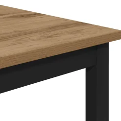 vidaXL Bartafel 52 x 52 x 90 cm Bewerkt hout Artisanaal eiken