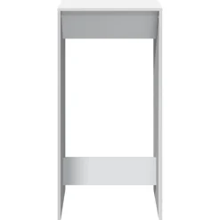 vidaXL Bartafel 51x50x103,5 cm bewerkt hout wit