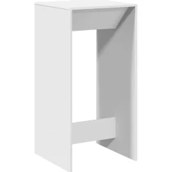vidaXL Bartafel 51x50x103,5 cm bewerkt hout wit
