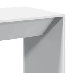 vidaXL Bartafel 51x50x103,5 cm bewerkt hout wit