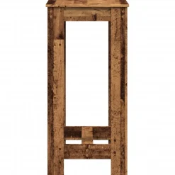 vidaXL Bartafel 51x50x103,5 cm bewerkt hout oud houtkleurig