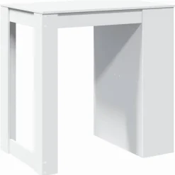 vidaXL Bartafel 102x70x103,5 cm bewerkt hout wit