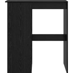 vidaXL Bartafel 90 x 47.5 x 103.5 cm Bewerkt hout Zwart Eiken