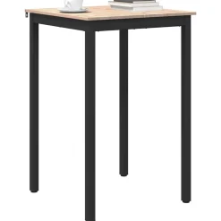 vidaXL Bartafel 70 x 70 x 105 cm Massief grenenhout Naturel Vierkant